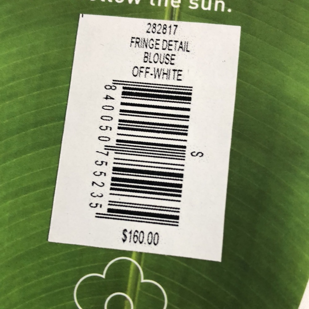 Farm Rio fringe detail short sleeve blouse - Picture 9 of 12